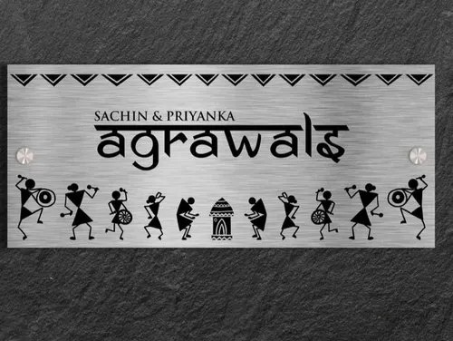 Stainless Steel House Name Plate